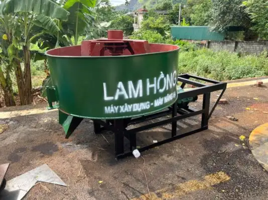 Máy trộn bê tông cưỡng bức cầu ô tô