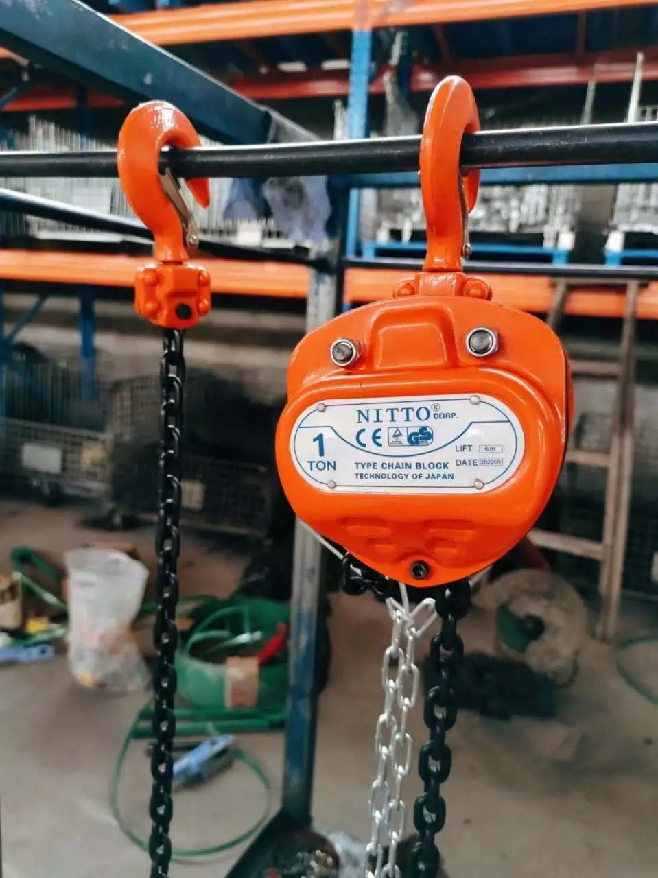 Pa lăng xích kéo tay 5 tấn