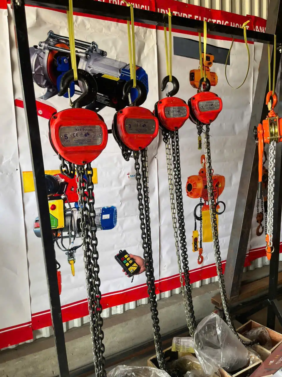 Pa lăng xích kéo tay 1 tấn – Giải pháp nâng hạ hiệu quả từ Thiết BỊ Nâng Hạ SANKYSU