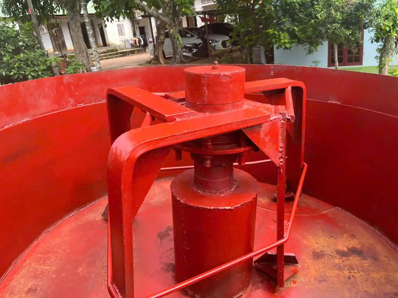 Máy trộn bê tông cưỡng bức 9 bao – Lựa chọn tối ưu cho công trình lớn