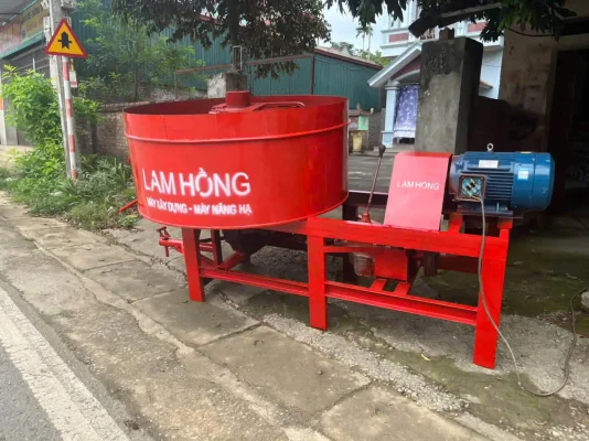 Máy trộn bê tông cưỡng bức cầu ô tô 500 lít