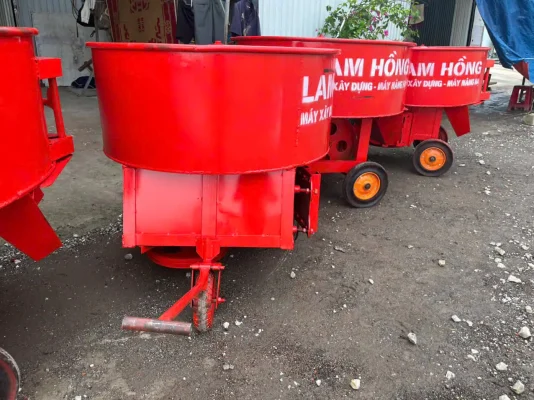 Máy trộn bê tông cưỡng bức bánh răng 350 lít