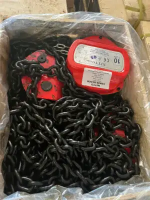 pa lăng xích kéo tay 10 tấn