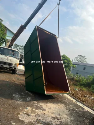 Máng trộn bê tông 2 khối cao cấp – Giải pháp trộn bê tông chuyên nghiệp cho công trình lớn