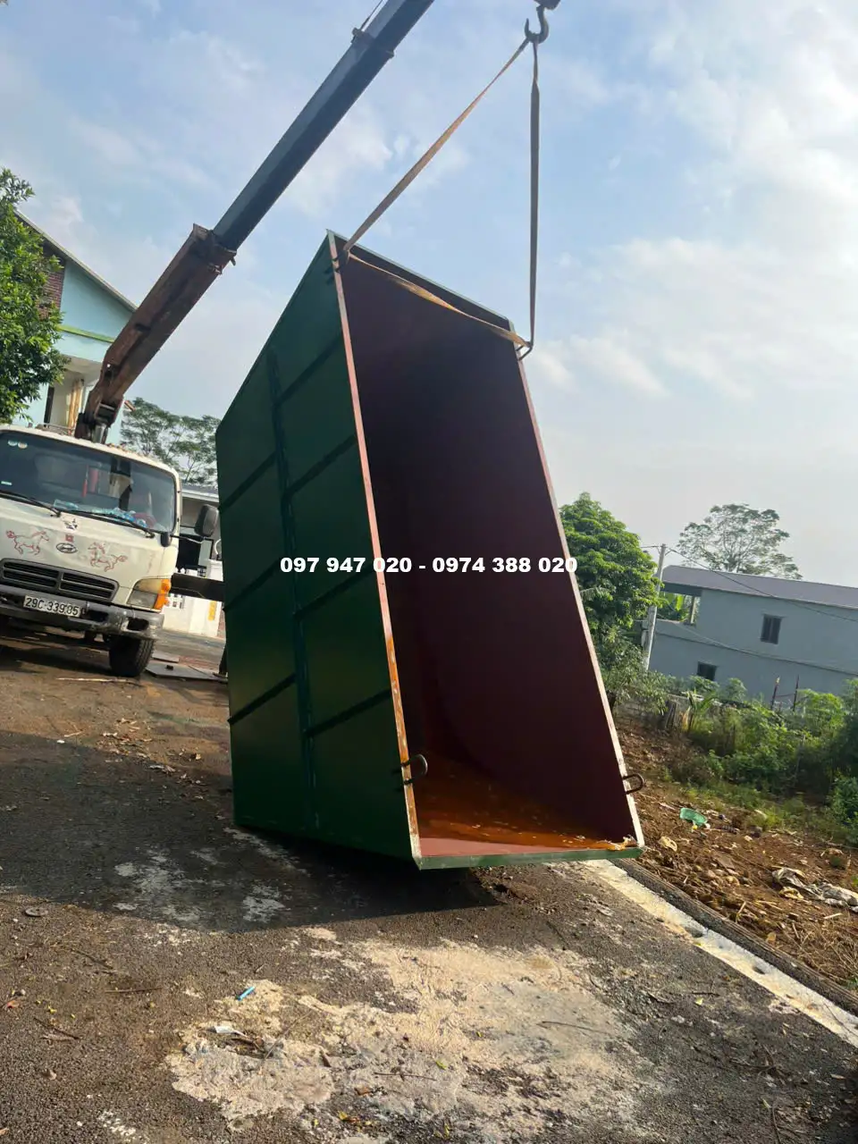 Máng trộn bê tông