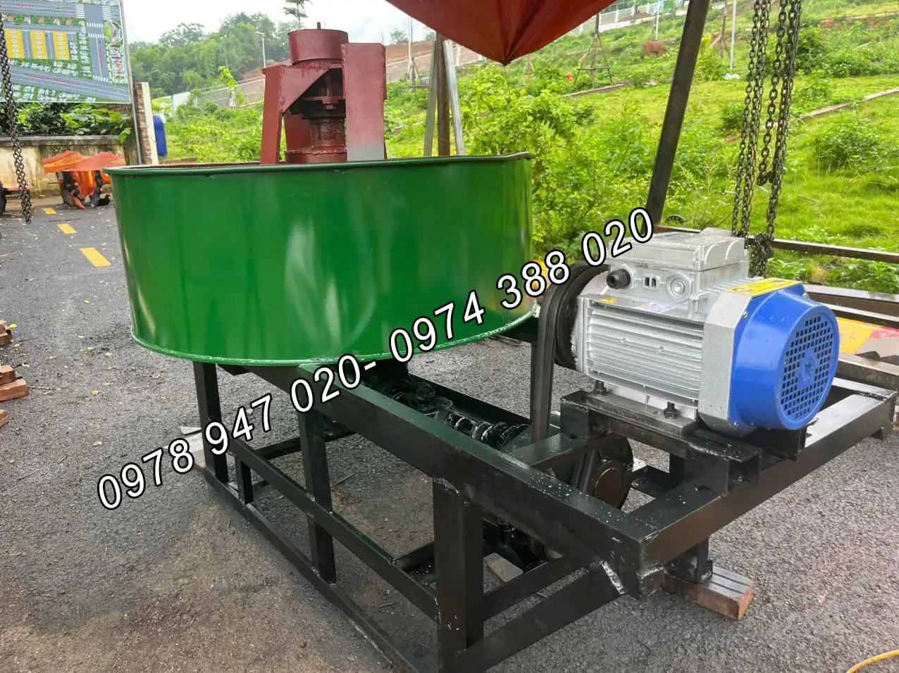 Máy trộn bê tông cưỡng bức 18 bao 3 khối