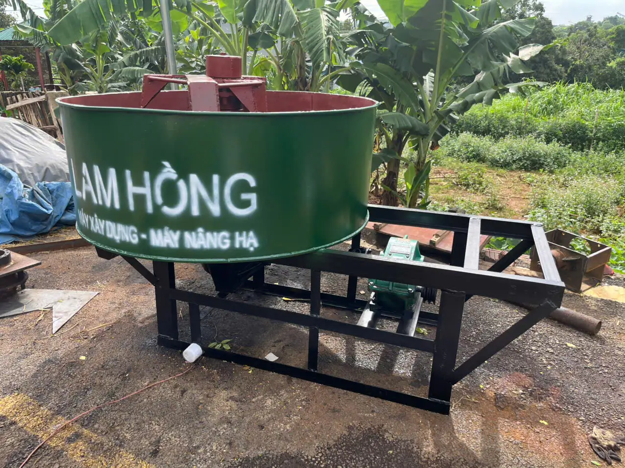 Máy Trộn Bê Tông Tại Chỗ 6 Bao 1 Khối