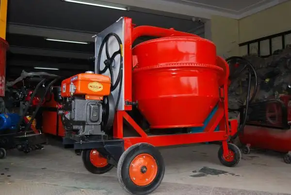 Máy trộn bê tông 350 lít đầu nổ Diesel D8