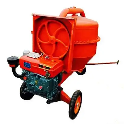 Máy Trộn Bê Tông Tại Chỗ Chạy Đầu Nổ – Giải Pháp Tối Ưu Cho Công Trình Không Có Điện