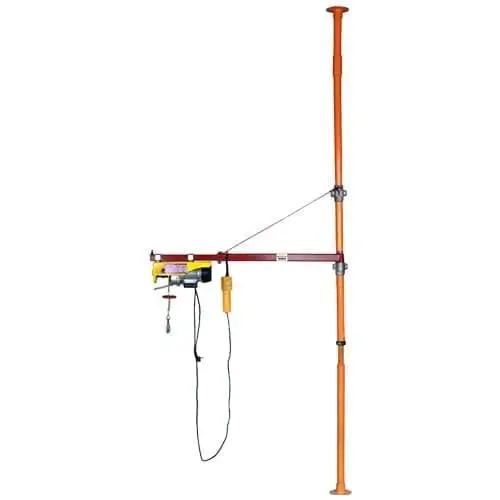 khung cẩu xoay 180 độ 300kg kiểu chống sàn nền