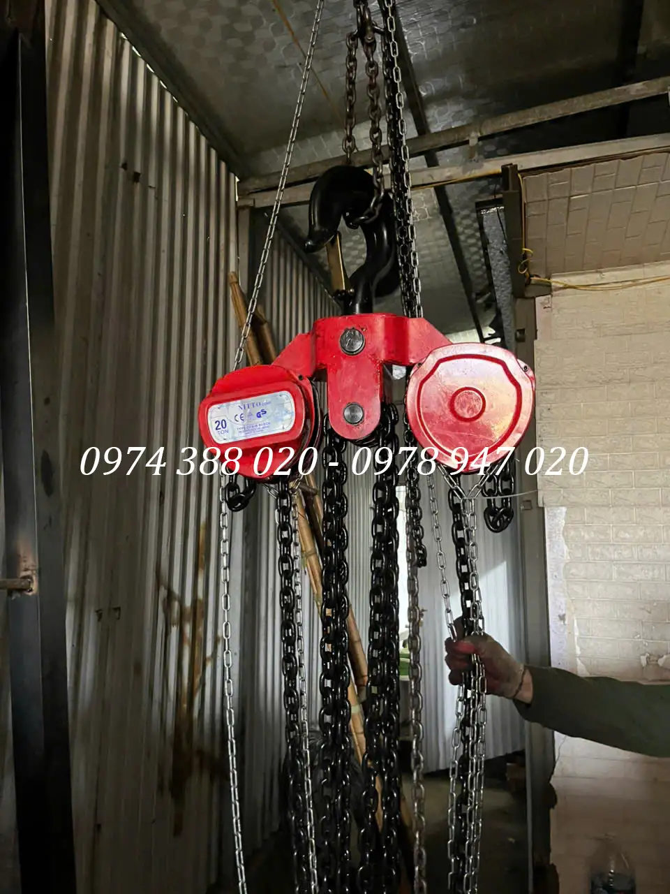 PA LĂNG XÍCH KÉO TAY 20 TẤN KHU VỰC TOÀN QUỐC