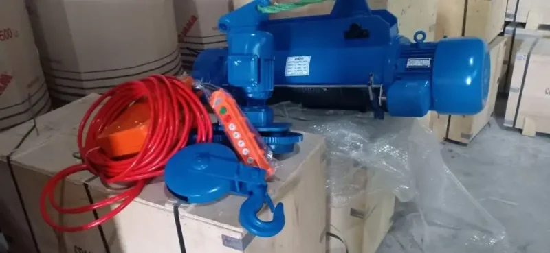 Pa lăng cáp điện 10 tấn 9m SANKYSU – Giải pháp nâng hạ siêu tải cho công trình quy mô lớn