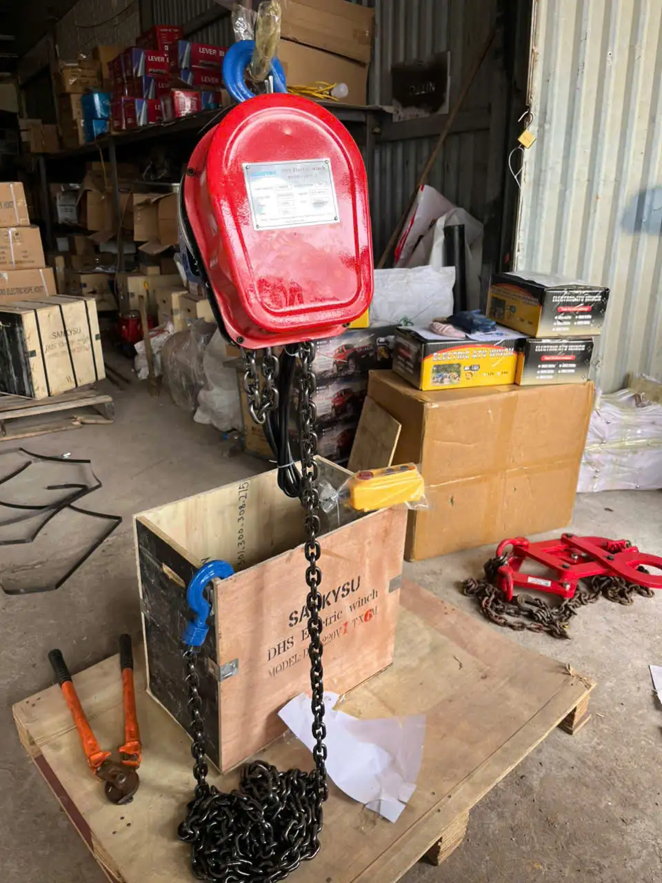 Pa Lăng Xích Điện DHS 5 Tấn SANKYSU