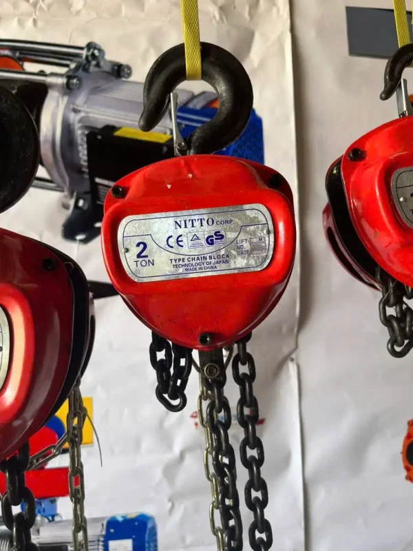 Thiết bị nâng hạ pa lăng xích kéo tay 2 tấn – Giải pháp an toàn, hiệu quả và bền bỉ từ Lam Hồng Shop