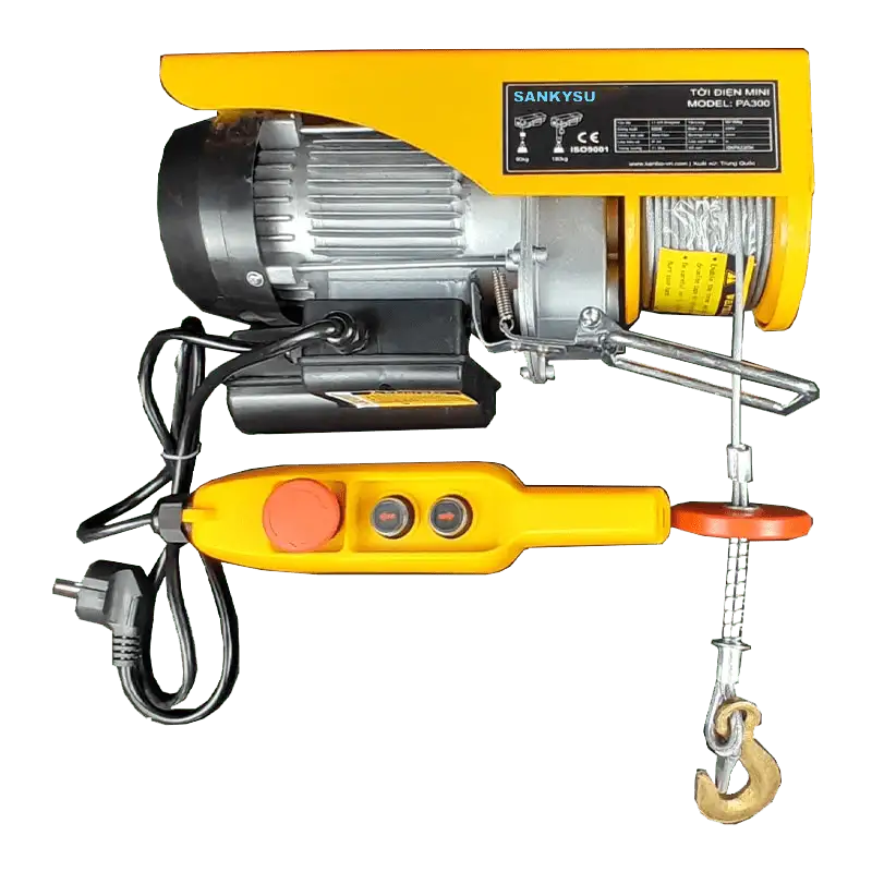 Tời Điện Mini Siêu Nhanh Cáp 12M & 40M