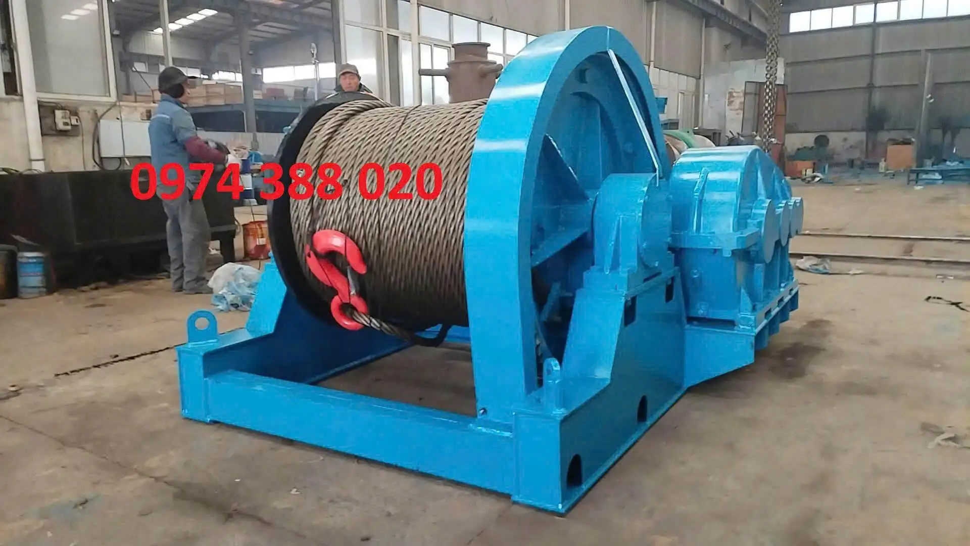 Tời kéo mặt đất dùng cho công trình