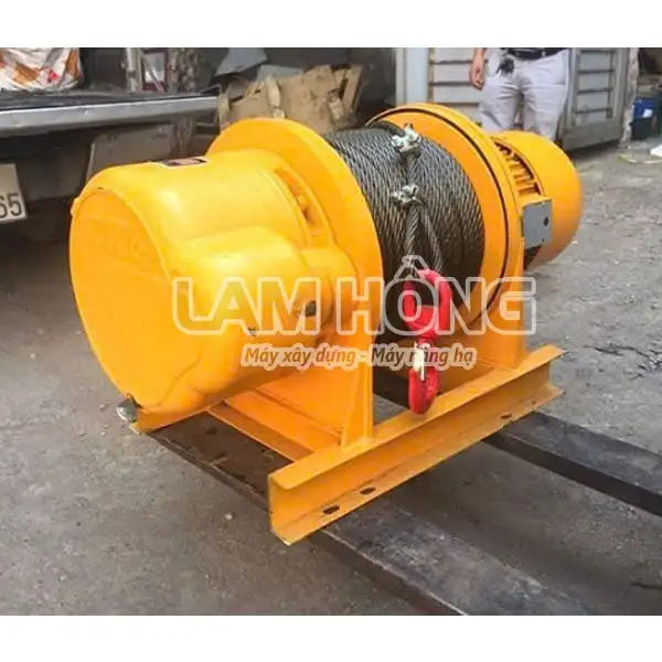 Tời kéo mặt đất dùng cho nhà xưởng