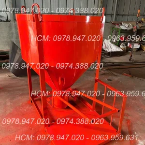 Phễu đổ bê tông LAM HỒNG 0.3m3