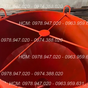 Phễu đổ bê tông LAM HỒNG 0.3m3