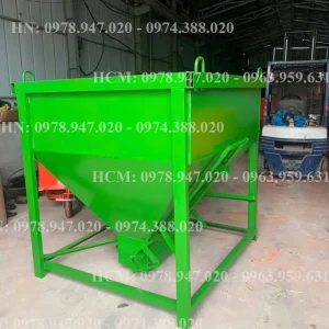 Phễu đổ bê tông cẩu tháp LAM HỒNG 0.6m3