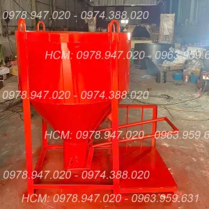 Phễu đổ bê tông LAM HỒNG 0.3m3